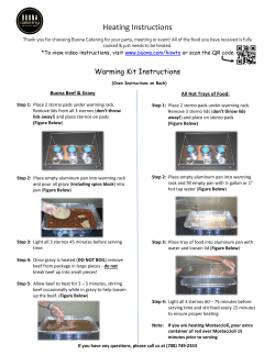 Warming Kit Instructions