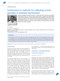 Introduction to methods for collecting human gametes in assisted