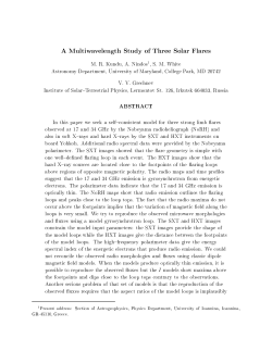 A Multiwavelength Study of Three Solar Flares