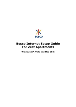 Internet Setup Guide