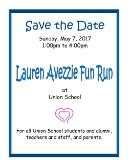 Lauren Avezzie Fun Run