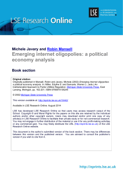 Emerging internet oligopolies: a political