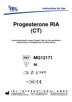 Progesterone RIA (CT)