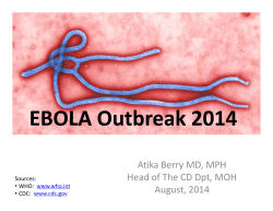 Ebola Outbreak 2014