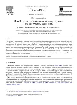 Modelling gene expression control using P systems: The Lac