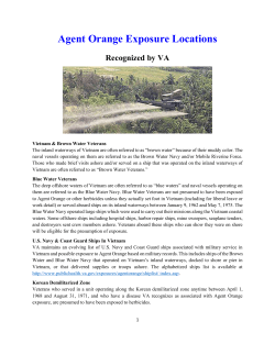 Agent Orange Exposure Locations