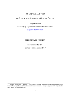 An Empirical Study of Stock and American Option Prices