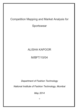 Market Analysis and Competitor Mapping for Sportswear