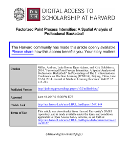 Factorized Point Process Intensities: A Spatial Analysis of