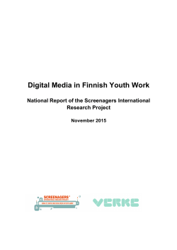 Finland Report - National Youth Council of Ireland
