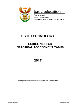 civil technology 2017 - Department of Basic Education