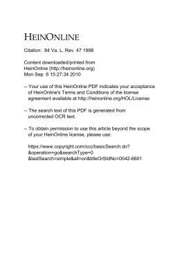 HeinOnline PDF - University of Virginia School of Law