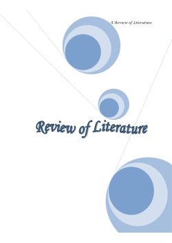 A Review of Literature