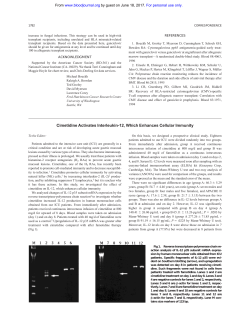 Cimetidine Activates Interleukin-12, Which Enhances Cellular