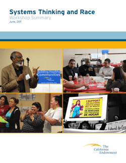 Systems Thinking and Race