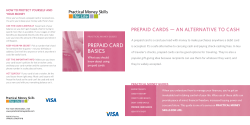 Practical Money Guides Prepaid Card Basics