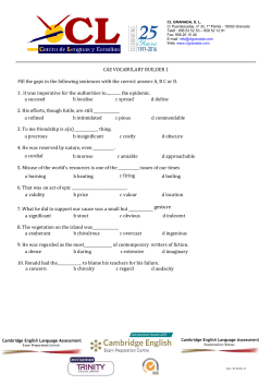 CAE Vocabulary Builder 1