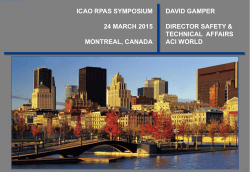 Director Safety and Technical Affairs