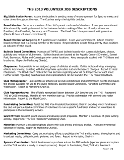 volunteer job descriptions