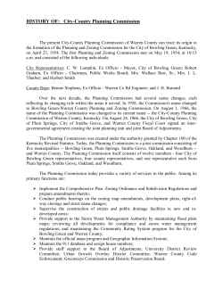 HISTORY OF:аааCityCounty Planning Commission