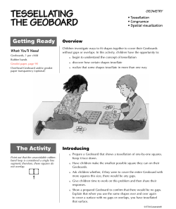 tessellating the geoboard tessellating the geoboard