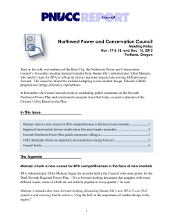 Northwest Power and Conservation Council