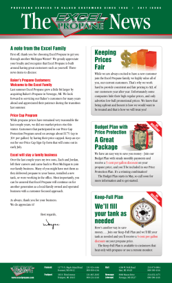 Newsletter - Excel Propane