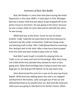 Summary of Bud, Not Buddy