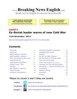 26-page lesson - Breaking News English