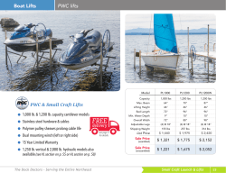 Boat Lifts PWC lifts
