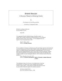 Enemy Images - Psychologists for Social Responsibility