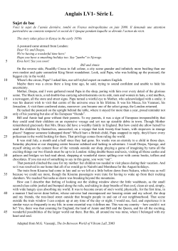 Anglais LV1- S&eacute;rie L