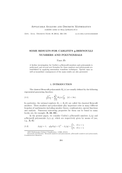 - Applicable Analysis and Discrete Mathematics