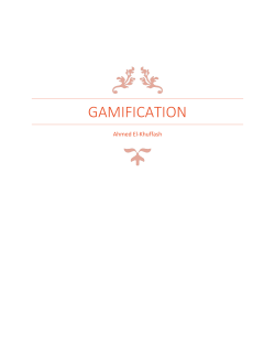 gamification - Ahmed El