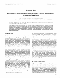 PETER S. VROOM*, JENNIFER E. SMITH AND CELIA M. SMITH