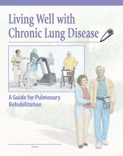 A Guide for Pulmonary Rehabilitation