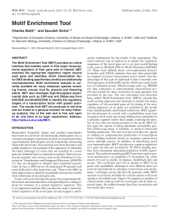 Motif Enrichment Tool - Oxford Academic