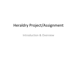 Heraldry Project/Assignment