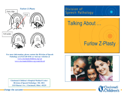 Furlow Z-Plasty - Cincinnati Children`s Hospital