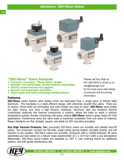 to Section 1 - Key High Vacuum Products, Inc.