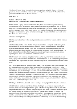 practices. Dr Aseem Malhotra i