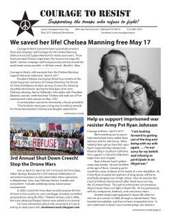 pdf newsletter - Courage to Resist