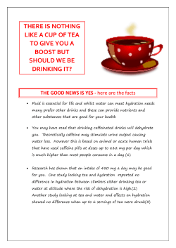 there is nothing like a cup of tea to give you a boost but should we