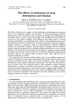 The effects of surfactants on drop deformation and breakup