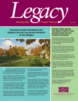 Summer 2013 - Grand Traverse Pavilions