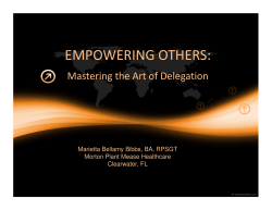 Empowering Others: Mastering the Art of Delegation