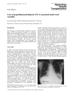 Case of propylthiouracil-induced ANCA associated small vessel