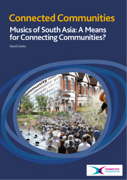 Musics of South Asia: A Means for Connecting Communities? (PDF