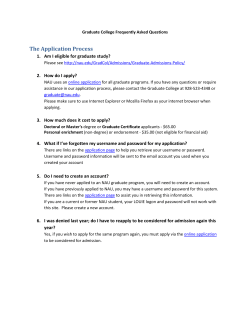 The Application Process