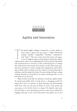 Agility and Innovation